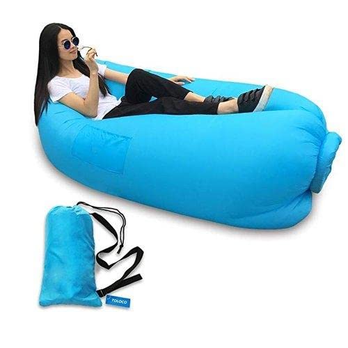 Horizonite Inflatable Lounger Air Sofa | Portable & Lightweight Air Sofa for Travelling, Camping, Hiking, Beach Parties
