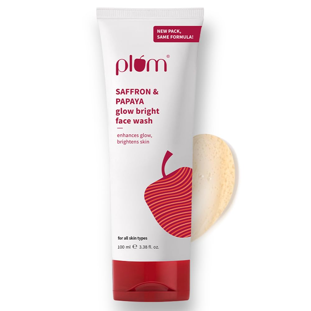 Plum Saffron & Papaya Glow & Brightening Face Wash