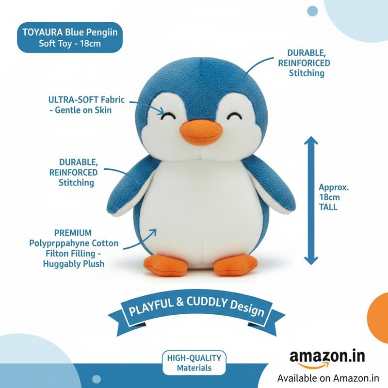 Blue Penguin Soft Toy
