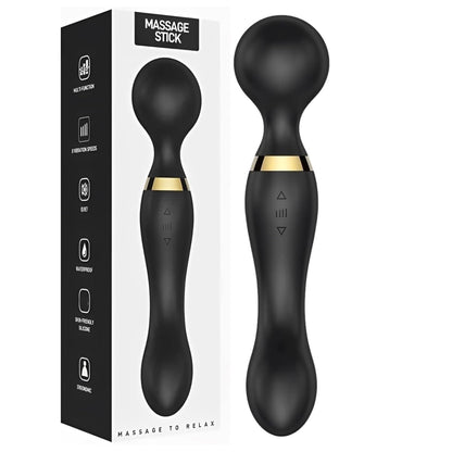 Double vibration body massager