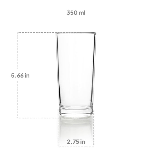 Cello Liberty Hi-Ball Tumbler Set of 6, 350ml