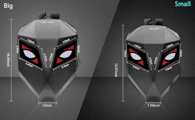 Waterproof Led App Backpack with Led Digital Display LED Backpack Eyes