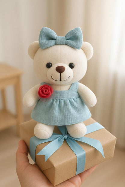 Girl Teddy Soft Toy