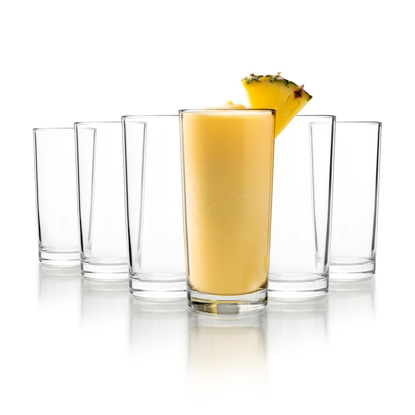 CELLO Liberty Hi-Ball Glass Tumbler Set of 6, 250ml