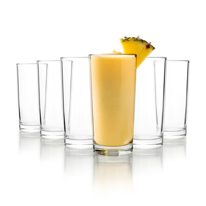 CELLO Liberty Hi-Ball Glass Tumbler Set of 6, 250ml