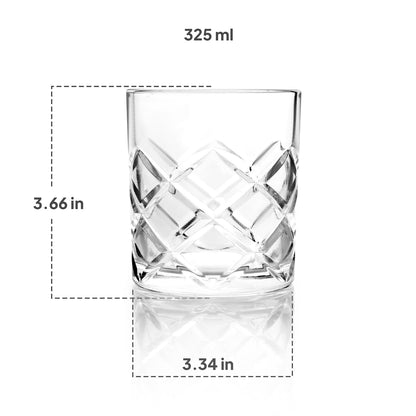 CELLO Old Fashioned Rock Tumbler Glass