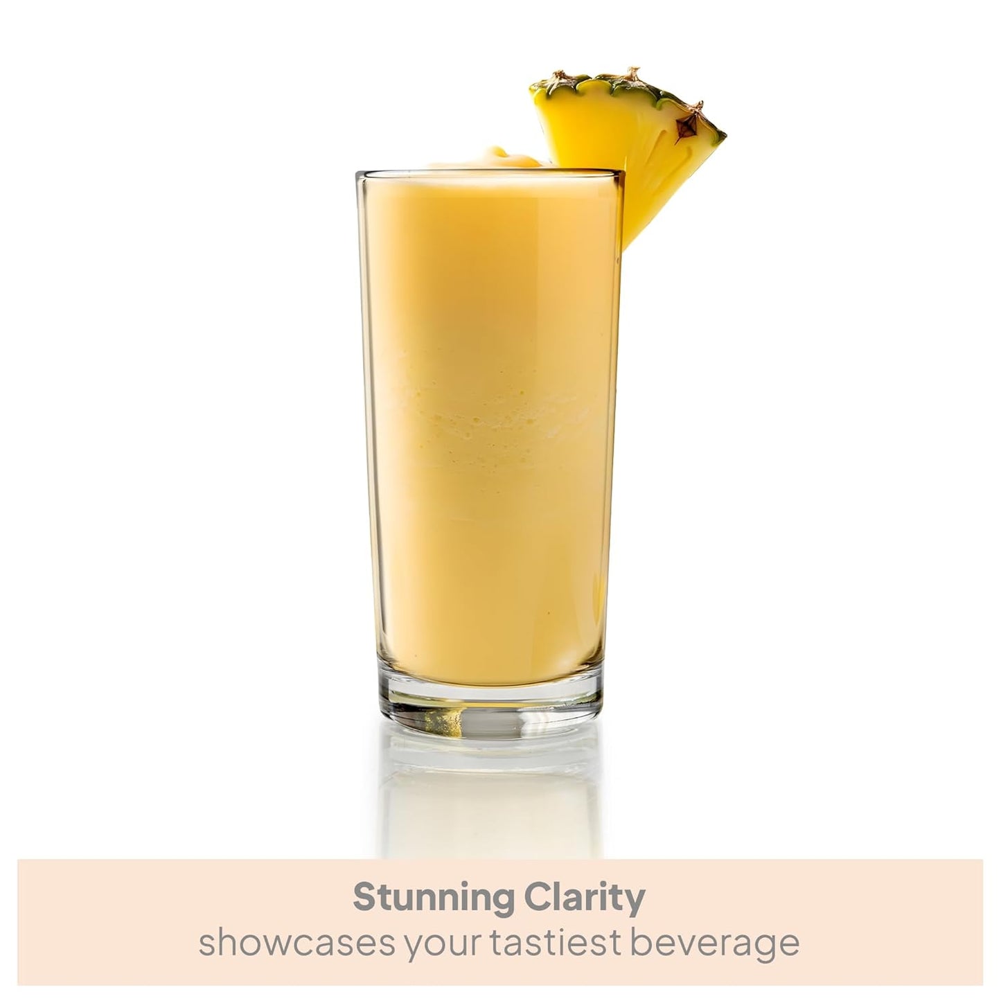 CELLO Liberty Hi-Ball Glass Tumbler Set of 6, 250ml