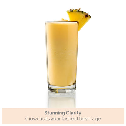 CELLO Liberty Hi-Ball Glass Tumbler Set of 6, 250ml