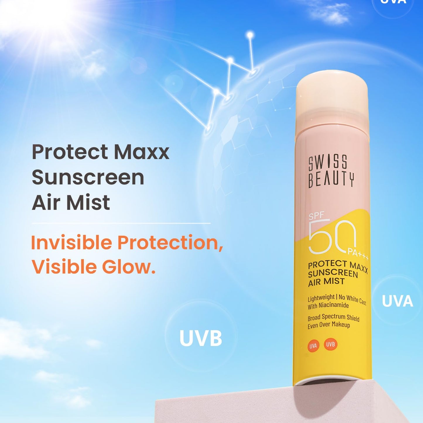 SWISS BEAUTY Protect Maxx Sunscreen Air Mist