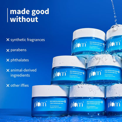 Plum 2% Niacinamide & Rice Water Superlight Gel Cream Moisturizer
