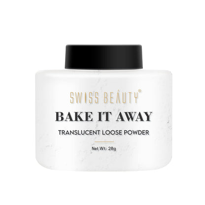 SWISS BEAUTY Bake It Away Makeup Natural Loose Powder