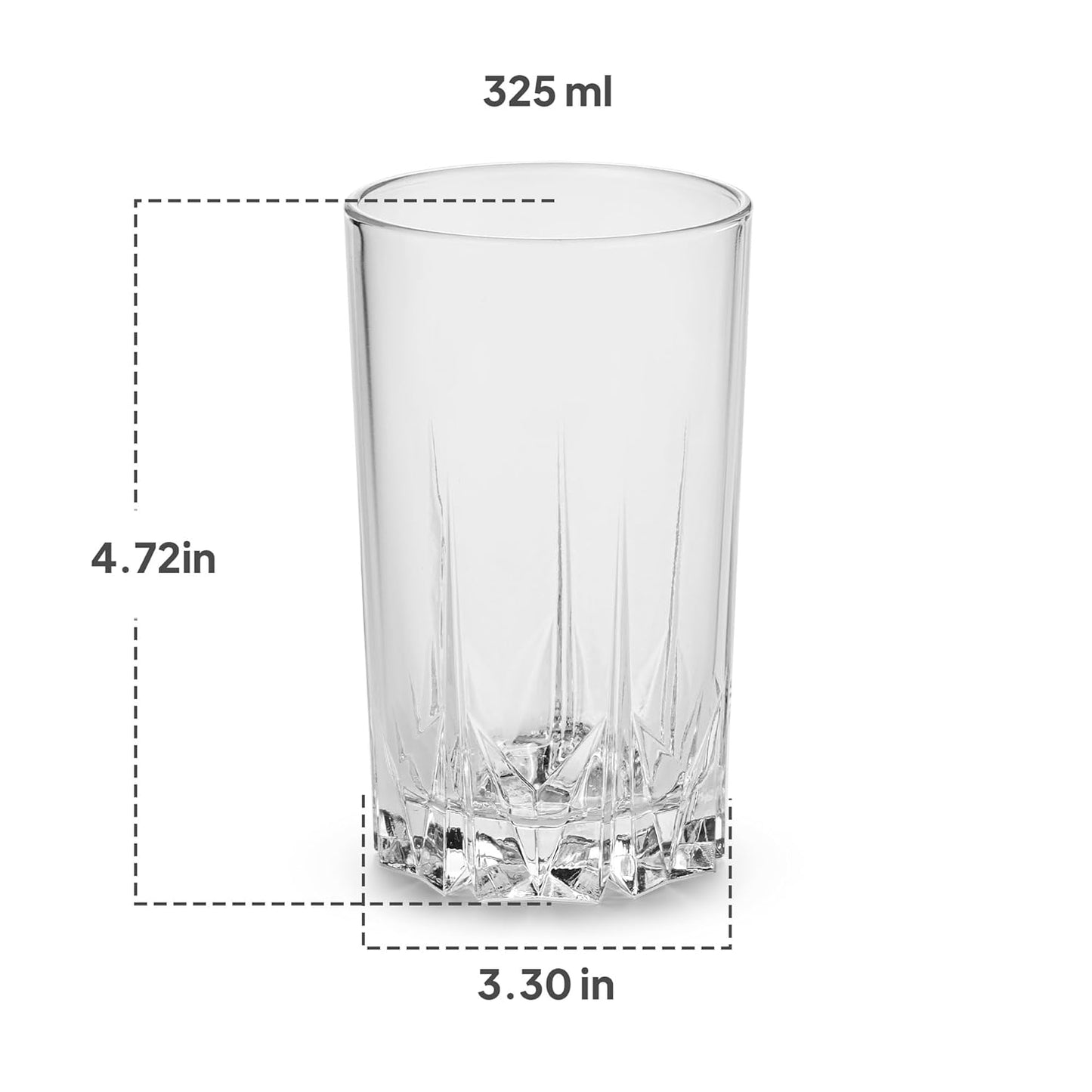 CELLO Estonia Glass Tumbler Set 310 ml Set of 6