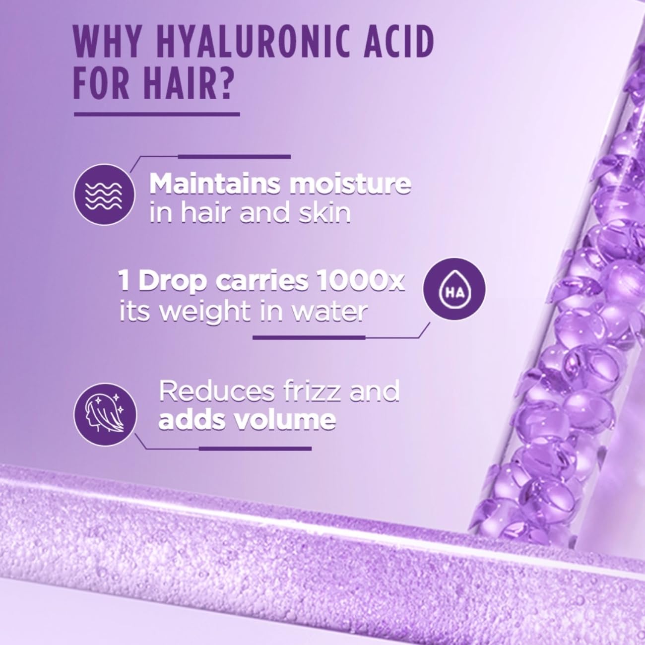 L'Oreal Paris Hyaluron Moisture 72H Filling Shampoo With Hyaluronic Acid for Dry & Dehydrated Hair