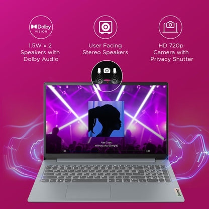 Lenovo IdeaPad Slim 3 Ryzen 3 30 15.6" (39.6cm) FHD Thin and Light Laptop (16GB RAM/512GB SSD/Windows 11/ Office 2024/Grey/1.6Kg)