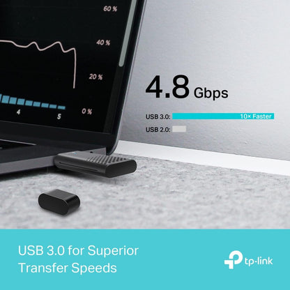 TP-Link WiFi 6 Wireless USB Adapter (Archer TX20U)- AX1800 2.4G/5G Dual-Band Wireless Network Transceiver Adapter for Desktop PC, OFDMA, MU-MIMO, WPA3, USB 3.0, Supports Windows 11/10
