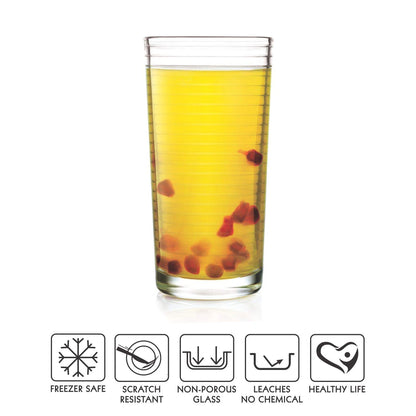 Cello Glass Tumbler - Set of 2, Transparent, 260Ml