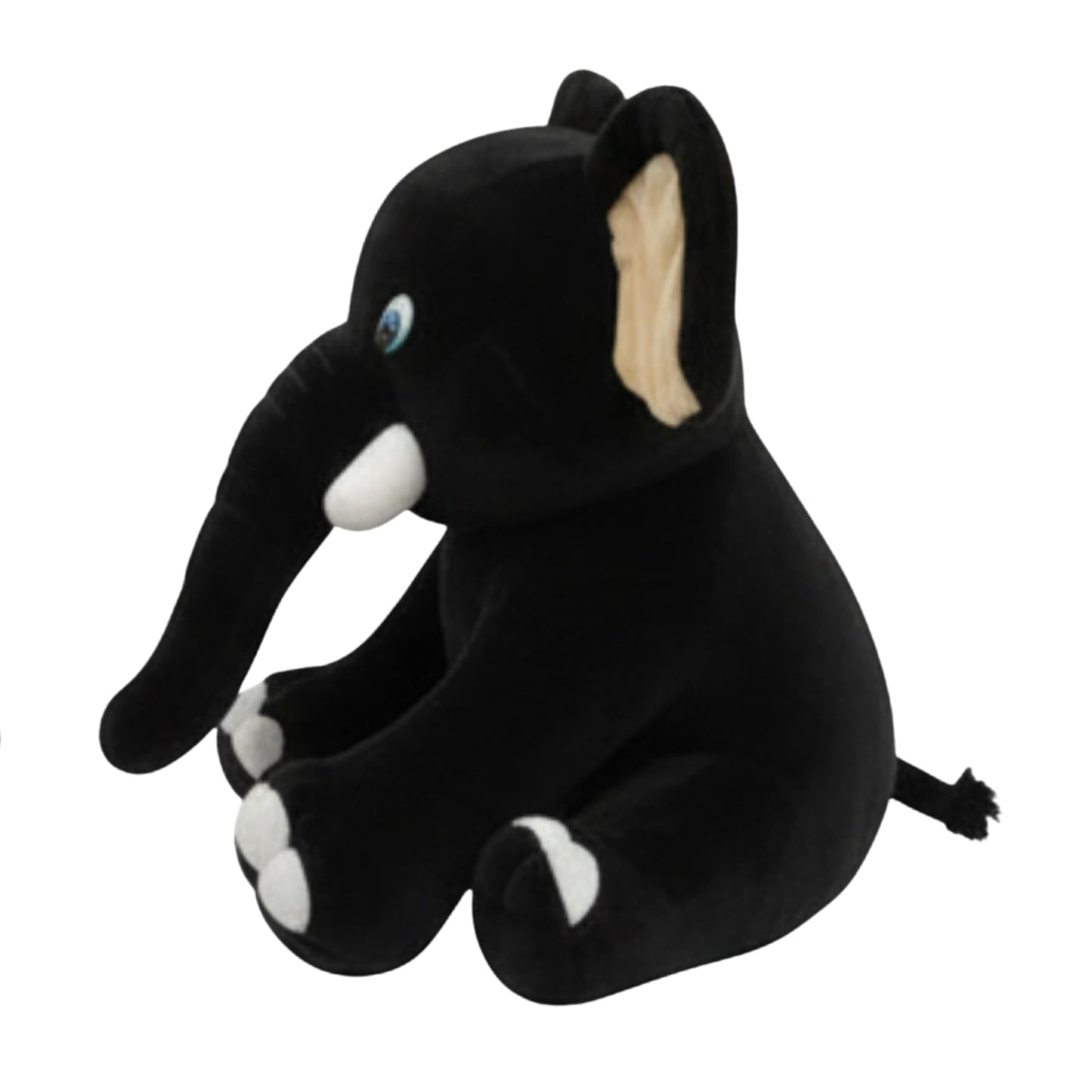 Elephant Soft Toy - Black