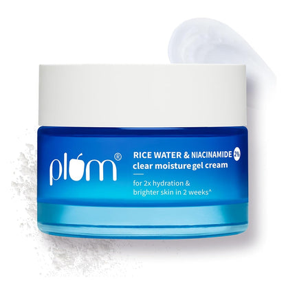 Plum 2% Niacinamide & Rice Water Superlight Gel Cream Moisturizer