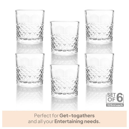 CELLO Unity Rock Tumbler Glass Set 325 ml
