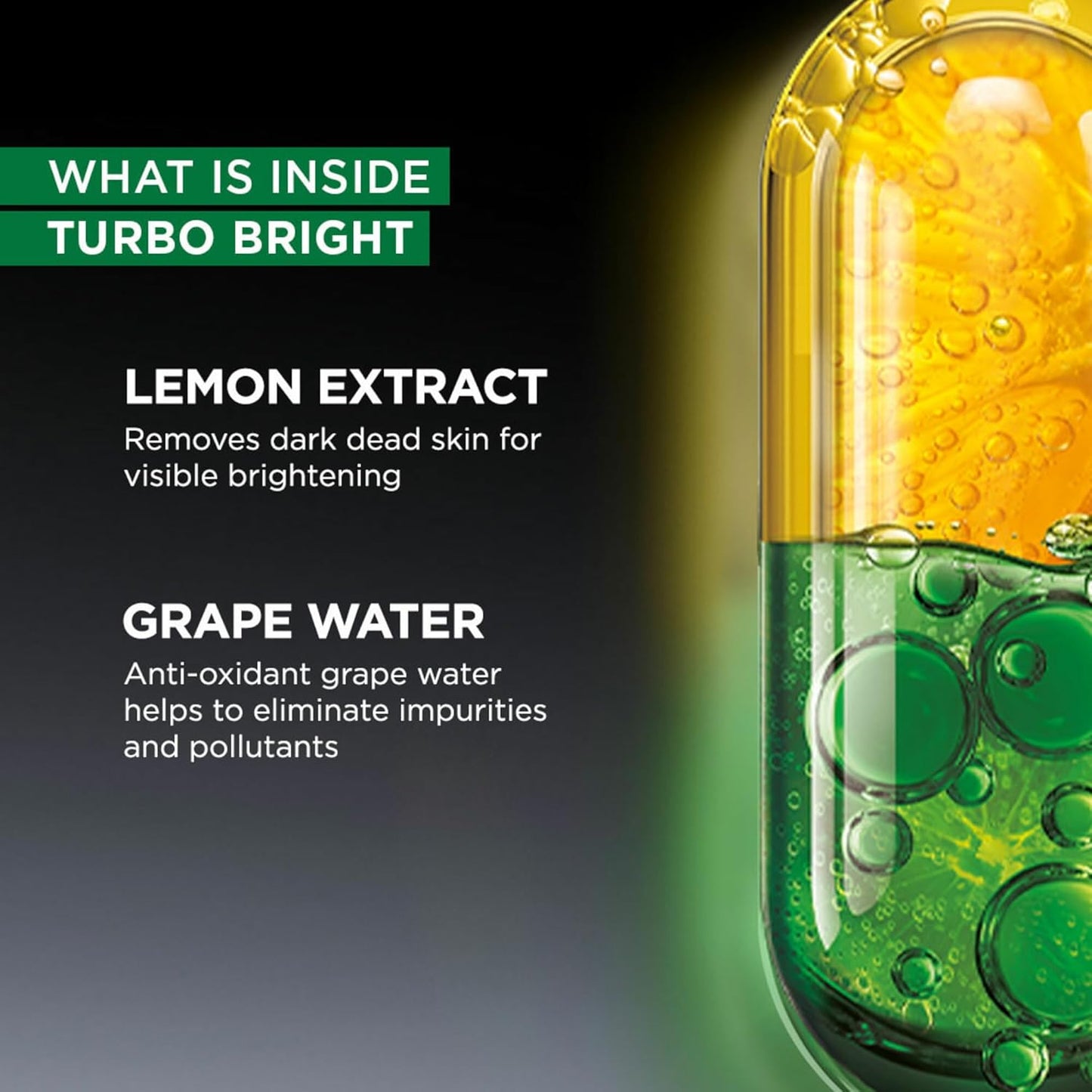 Garnier Men, Face Wash, Brightening & TurboBright Double Action