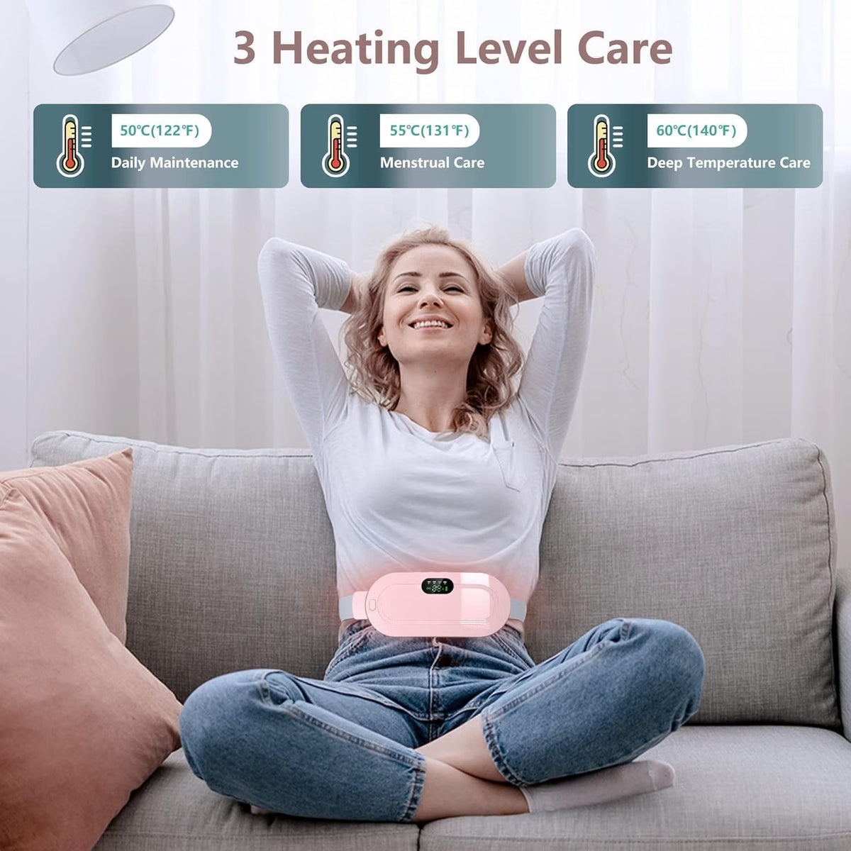 Periods Cramp Massager For Menstrual Pain Relief