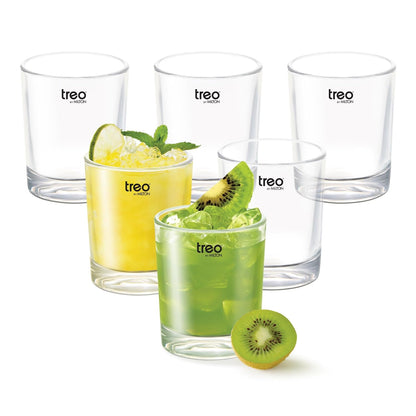 Treo by Milton Embassy Cool Glass Tumbler Plain, 190 ml