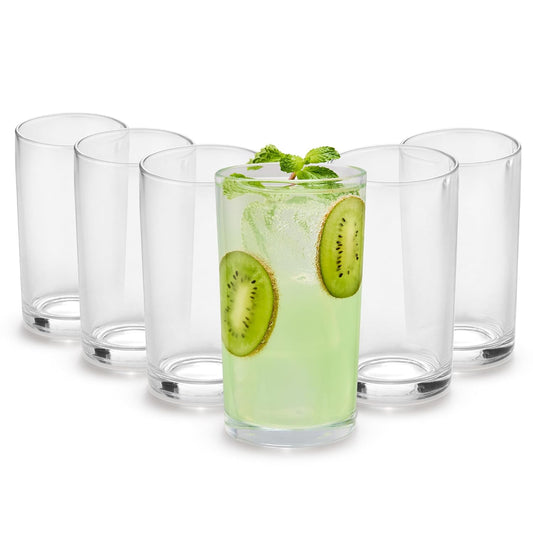 CELLO Liberty Hi-Ball Glass Tumbler Set of 6, 280ml