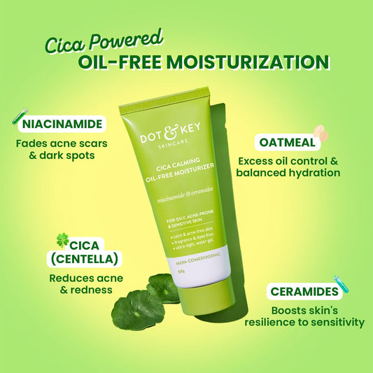 Dot & Key Niacinamide + CICA (Centella) Oil Free Moisturizer