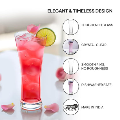 CELLO Milan Tumbler Glass Set 340 ml