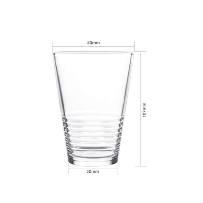 Cello Glass Tumbler - Set of 2, Transparent, 260Ml