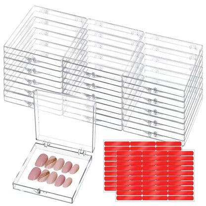 Large (8 x 8 cm) Nail Packaging Storage Box