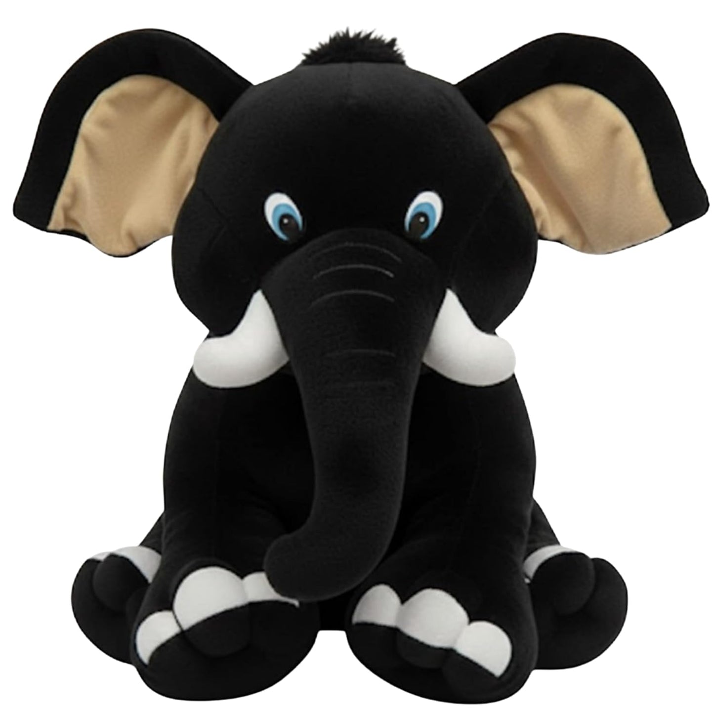 Elephant Soft Toy - Black