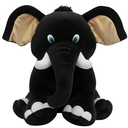 Elephant Soft Toy - Black