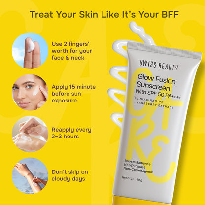Swiss Beauty Care Glow Fusion Sunscreen