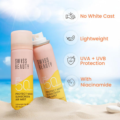 SWISS BEAUTY Protect Maxx Sunscreen Air Mist