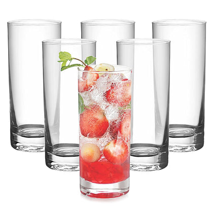 CELLO Siena Glass Tumblers|Water or Juice Glass|Set of 6