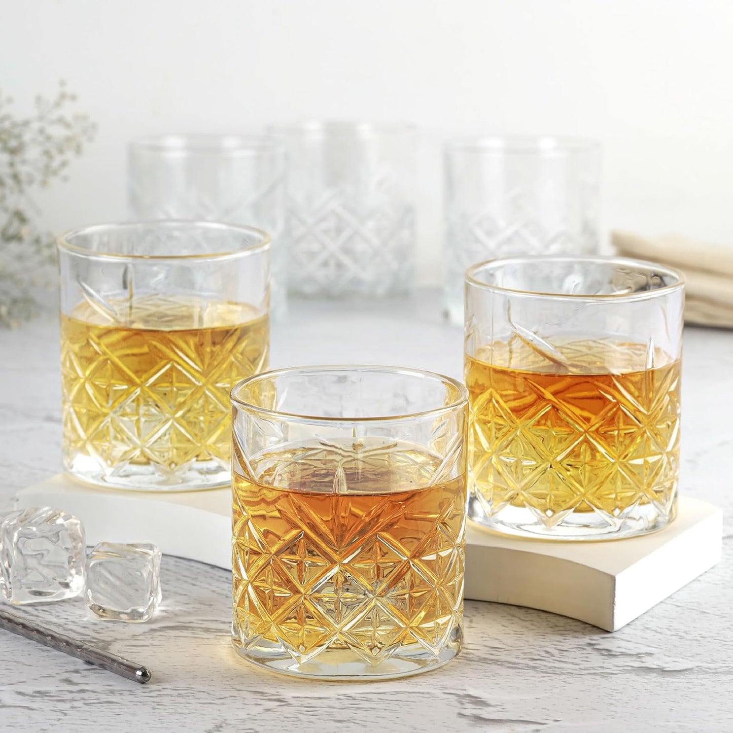 CELLO Classix Glass Tumblers | Set of 6 | 215ml