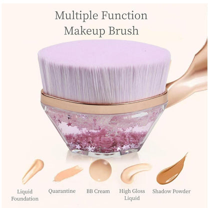 Glitter Cosmetic Brush With Starry Gel Base (1 Pc)
