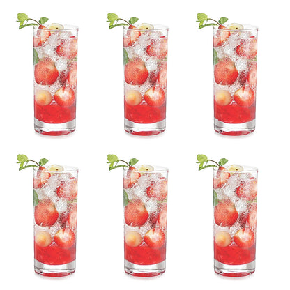 CELLO Siena Glass Tumblers|Water or Juice Glass|Set of 6