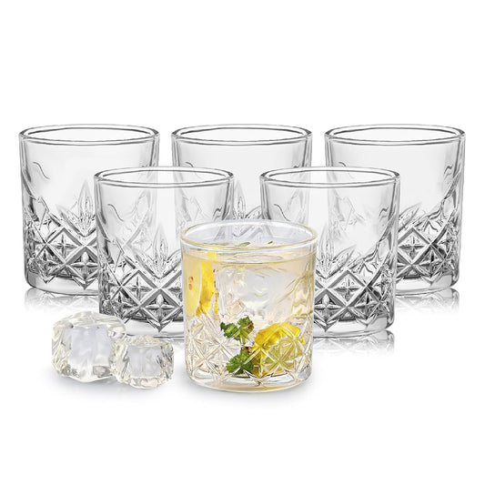 CELLO Classix Glass Tumblers | Set of 6 | 215ml
