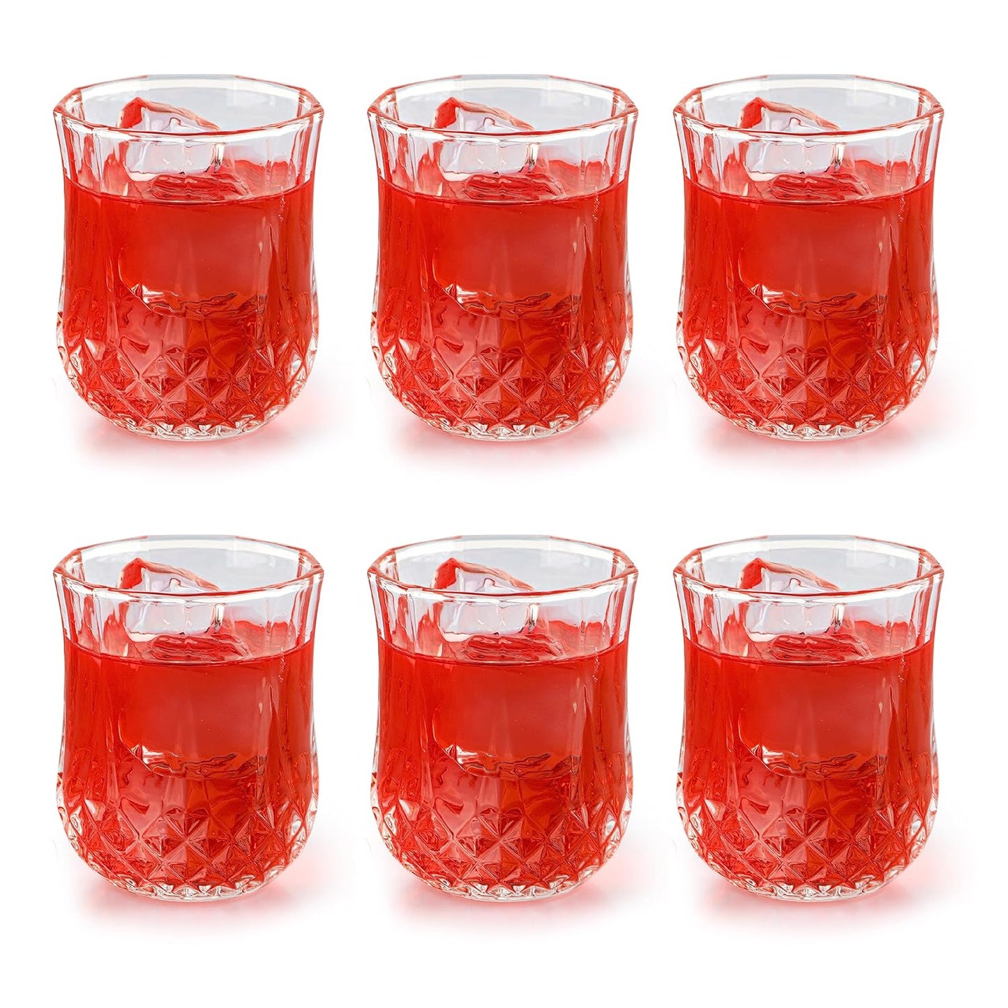 CELLO Amore Glass Tumblers | Set of 6 | 215ml