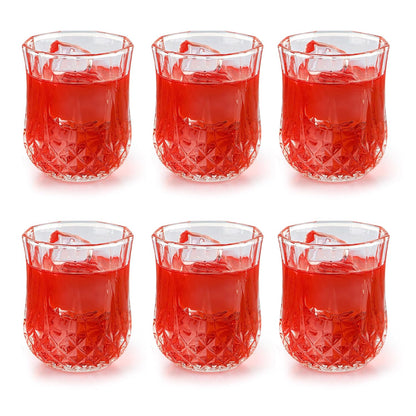 CELLO Amore Glass Tumblers | Set of 6 | 215ml