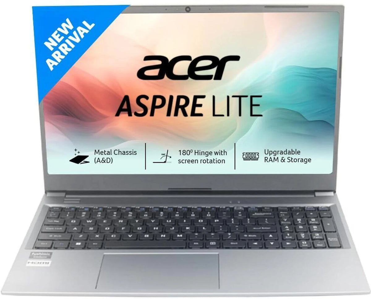 Acer Aspire Lite AL15-53 Intel Core i3 13th Gen - (8 GB/512 GB SSD/Windows 11 Home) AL15-53 Notebook (15.6 inch, Steel Gray, 1.75 kg)