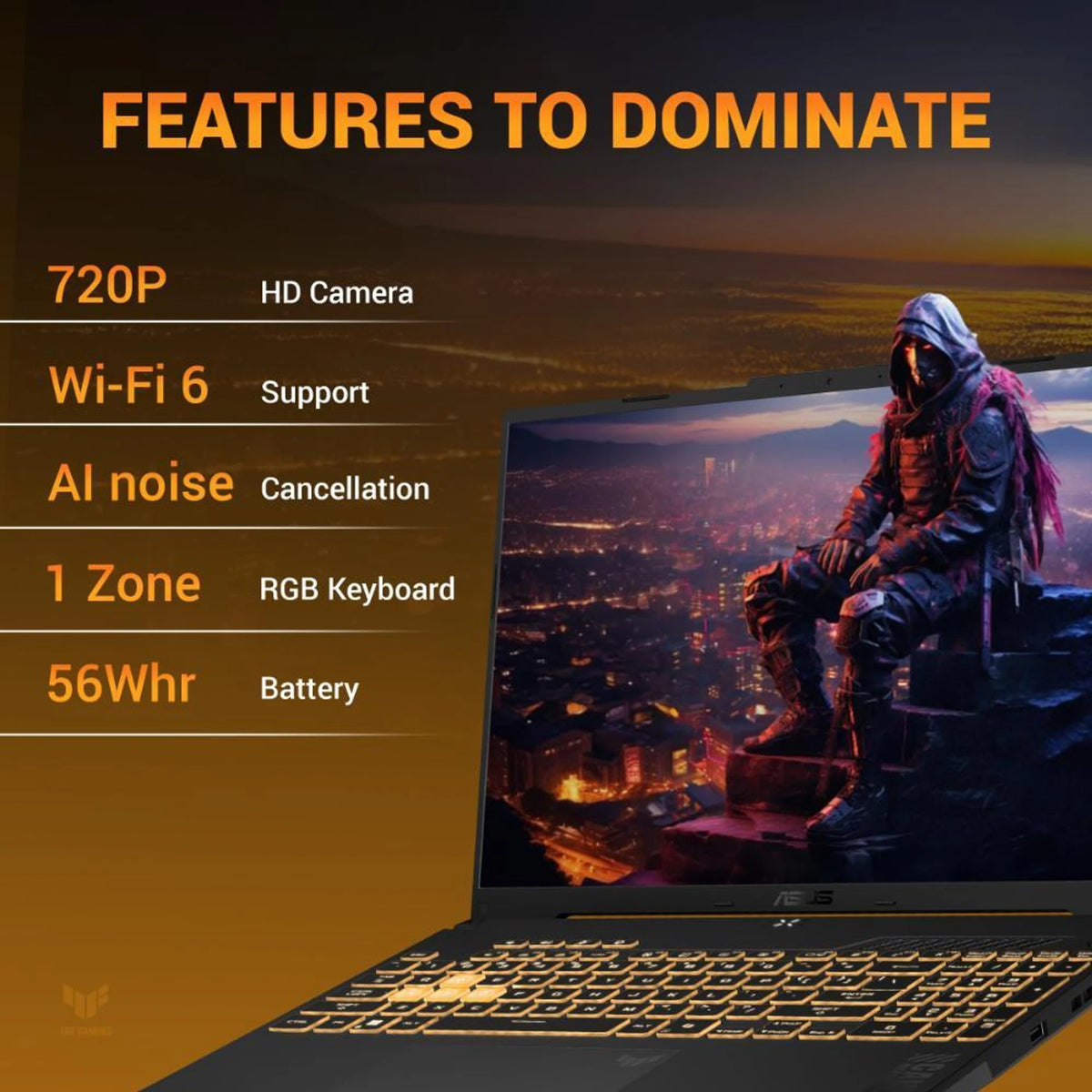 ASUS TUF Gaming A16 FA607NUQ-RL208W(2026) AMD Ryzen 7 170 - (8 GB/512 GB SSD/Windows 11 Home/6 GB Graphics/NVIDIA GeForce RTX 4050/144 Hz) FA607NUQ-RL208W Gaming Laptop (16 inch, Mecha Gray, 2.2 kg)
