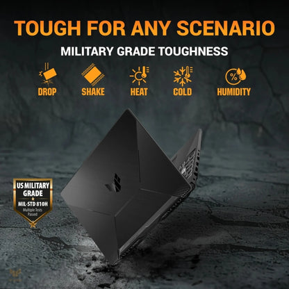 ASUS TUF Gaming A15 (2026) AMD Ryzen 7 170 - (16 GB/512 GB SSD/Windows 11 Home/4 GB Graphics/NVIDIA GeForce RTX 3050/144 Hz) FA506NCQ-IN081WS Gaming Laptop (15.6 inch, Graphite Black, 2.3 kg, With MS Office)