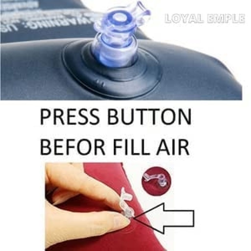 Air Inflammable Velvet Travel Pillow Neck Pillow Intex Pillow