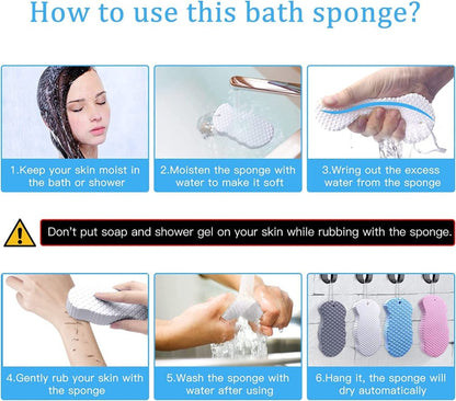 Baby Bath Sponge Painless