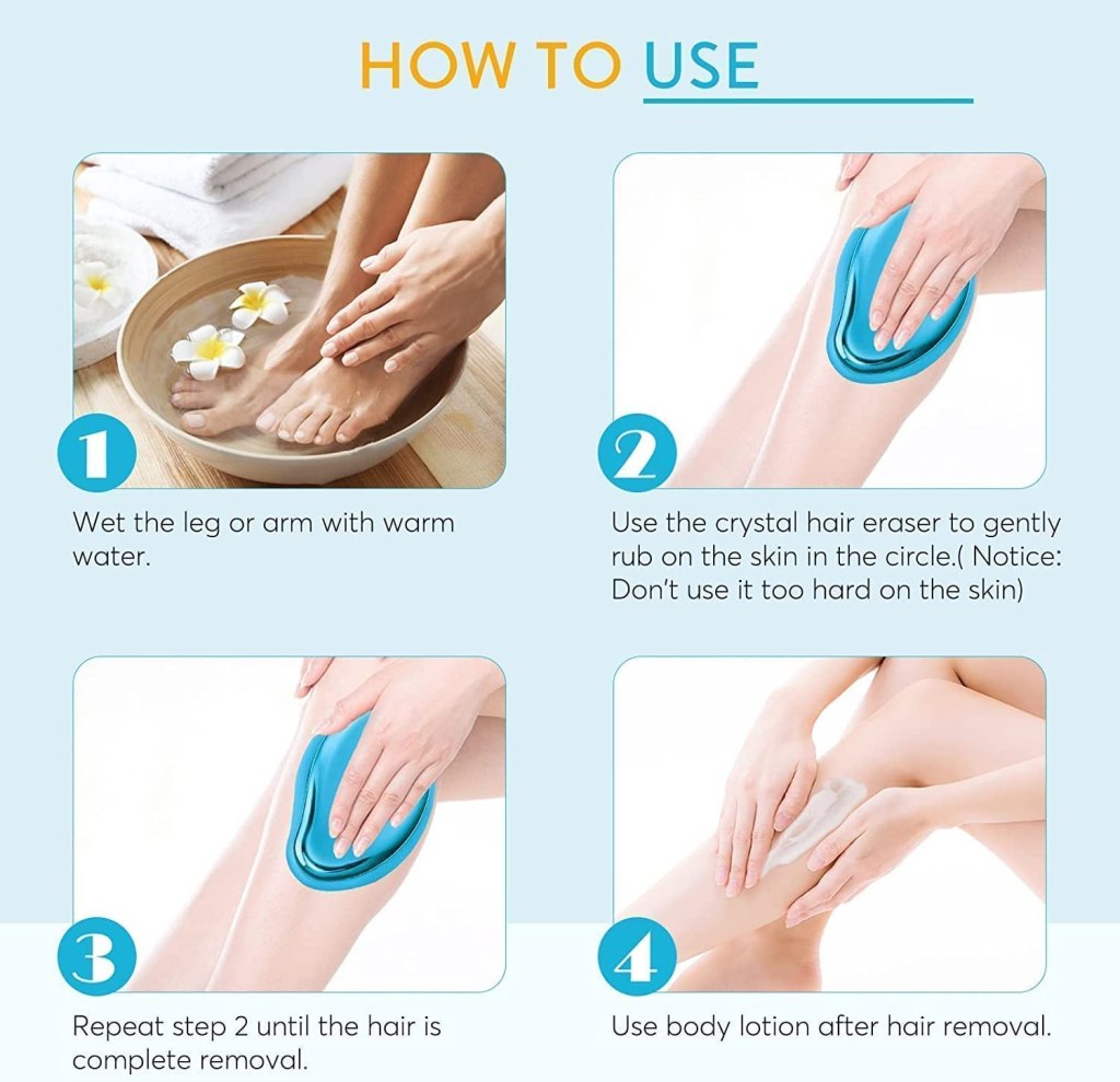 Quick Secure Crystal Hair Remover Painless