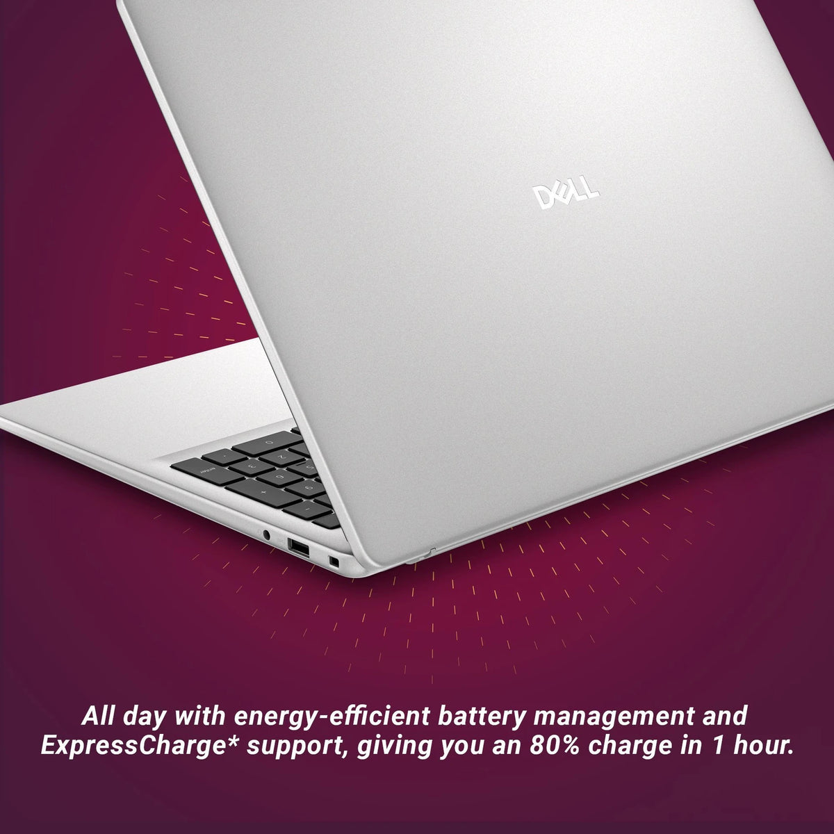DELL 16 (i5 14th Gen) Intel Core 5 120U - (16 GB/512 GB SSD/Windows 11 Home) (16 inch, Platinum Silver, 1.98 kg, With MS Office)