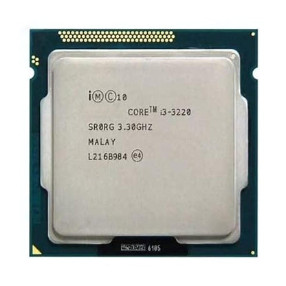 Core i3-3rd Generation, Desktop Processor, 1 Year Warranty (Silver)